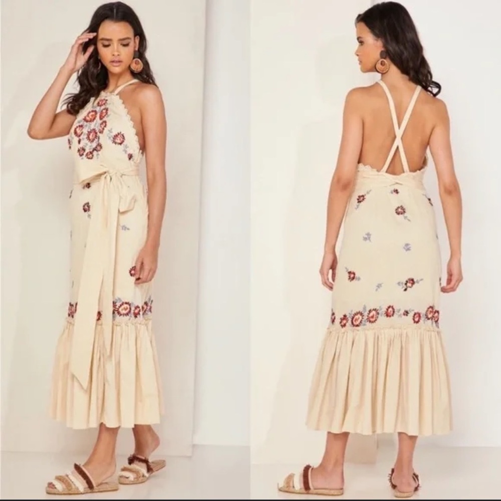 Free people embroidered dress